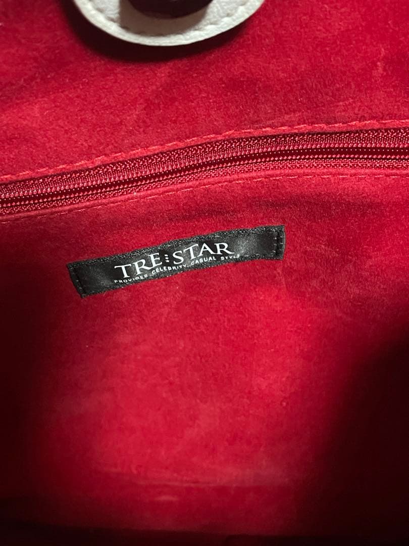 TRE☆STAR - TOTE BAG ＬWHITE