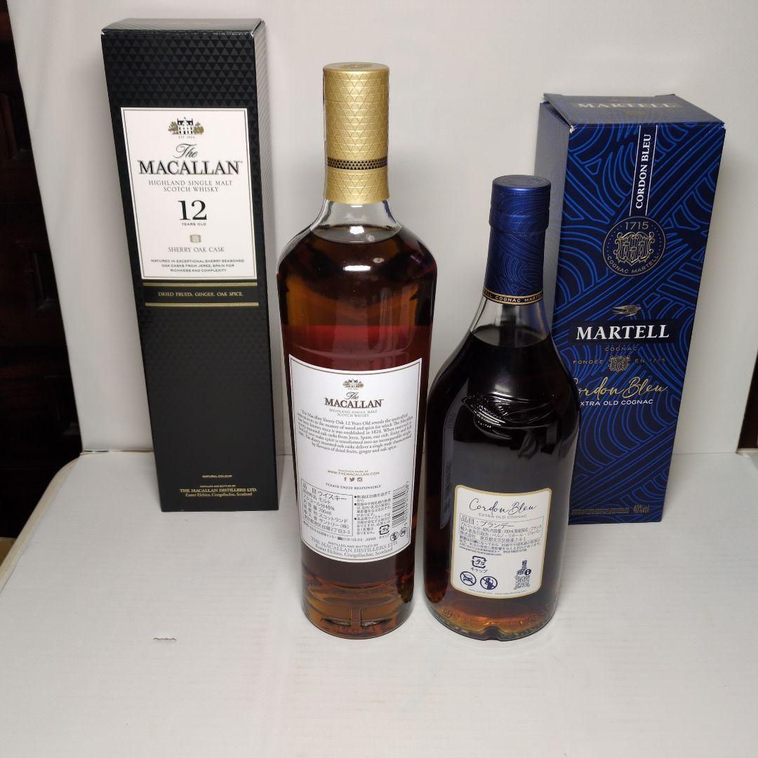 The Macallan 12年 & Martell Cordon Bleu
