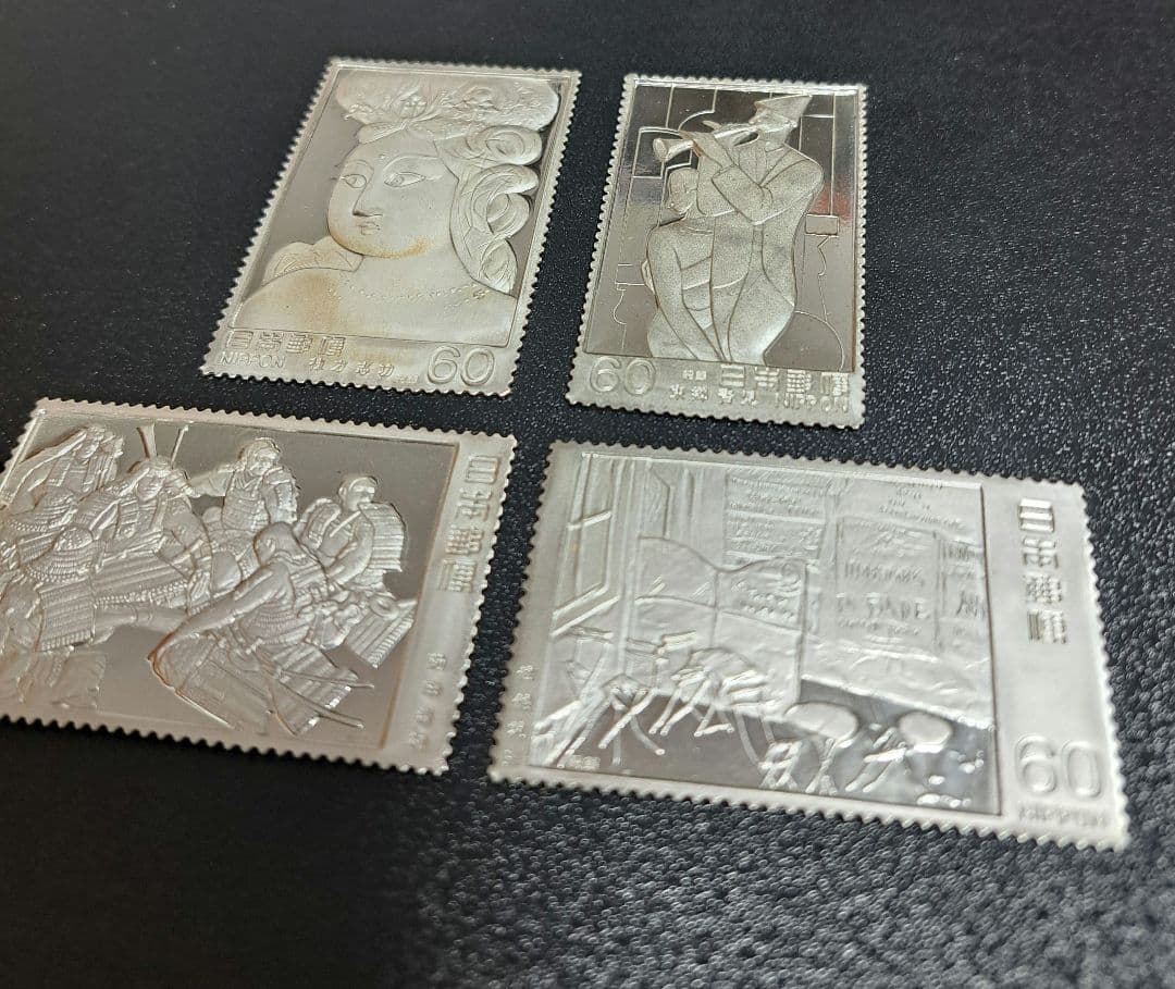 純銀刻印　希少 限定品 　近代美術　プレート　20.1g　日本製