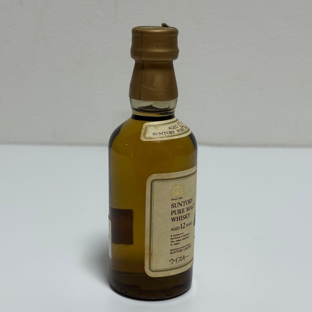 サントリー 山崎12年 ピュアモルト 向獅子マーク 50ml ミニボトル