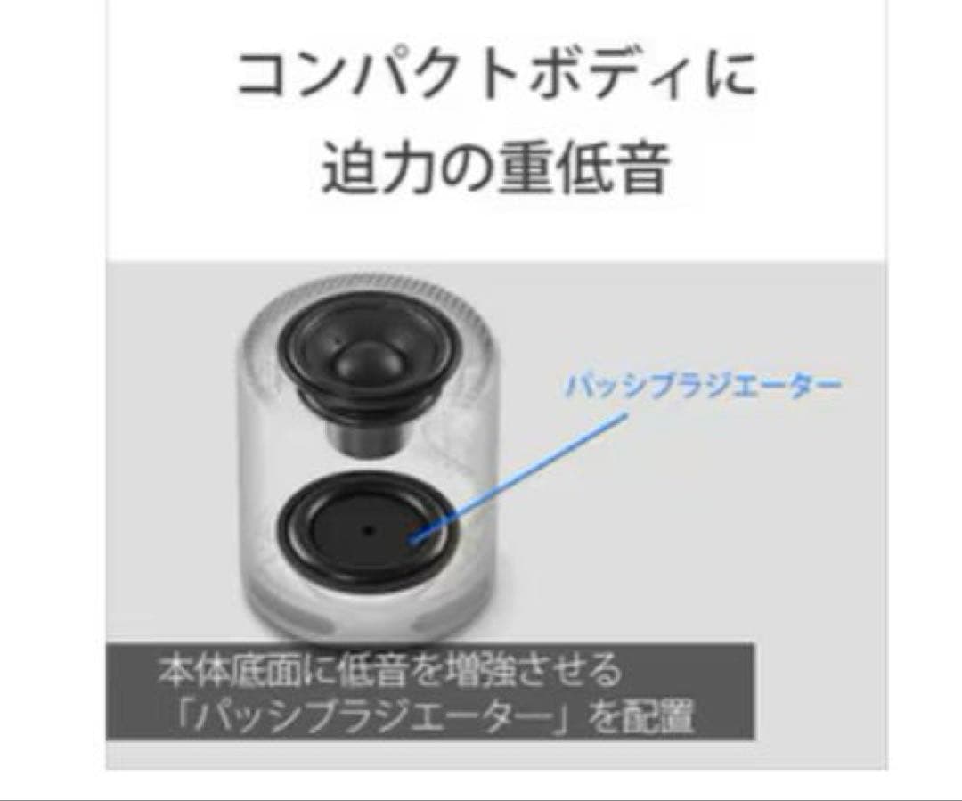 ソニー SONY ワイヤレスポータブルスピーカー SRS-XB100 B