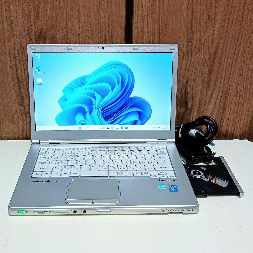 Windowsノート本体 Panasonic Let'snote Corei7 16GB SSD512GB