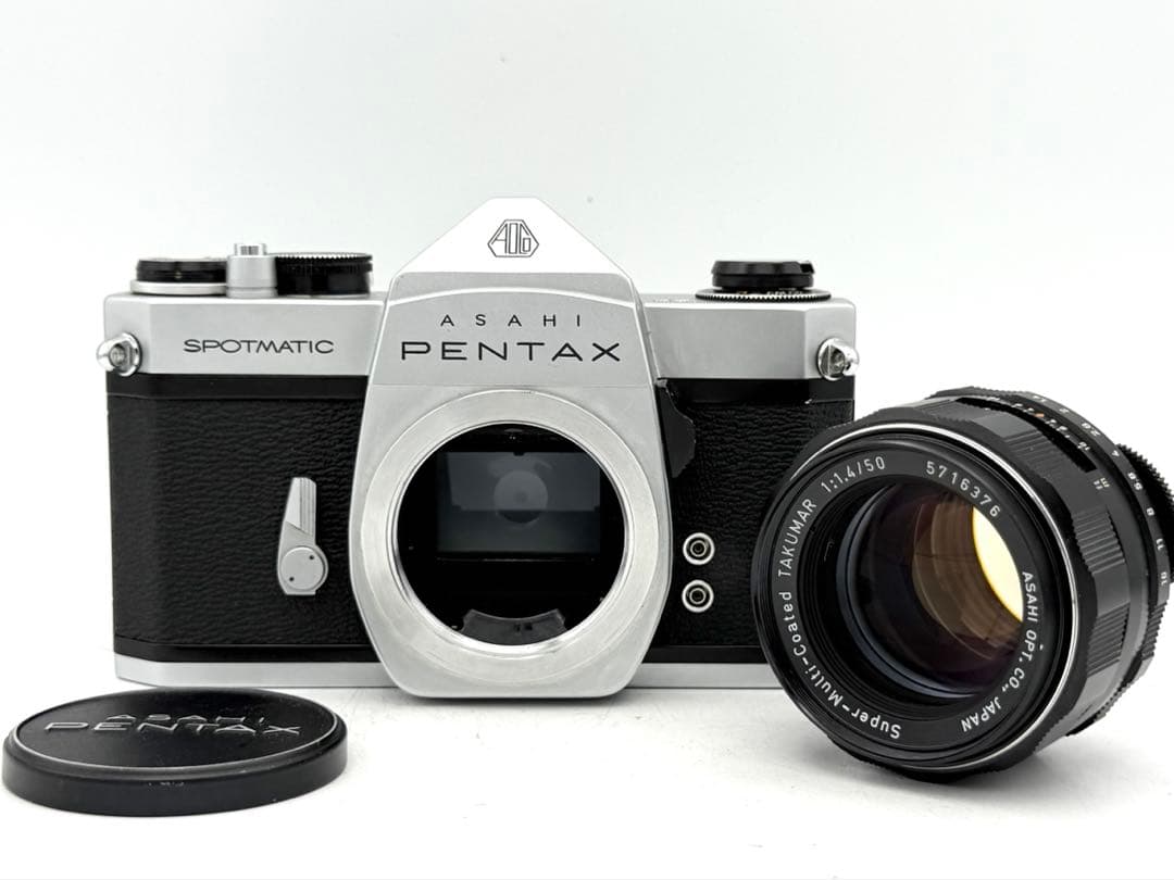 【完動品】PENTAX SP + 50mm f1.4 フィルム 一眼レフ