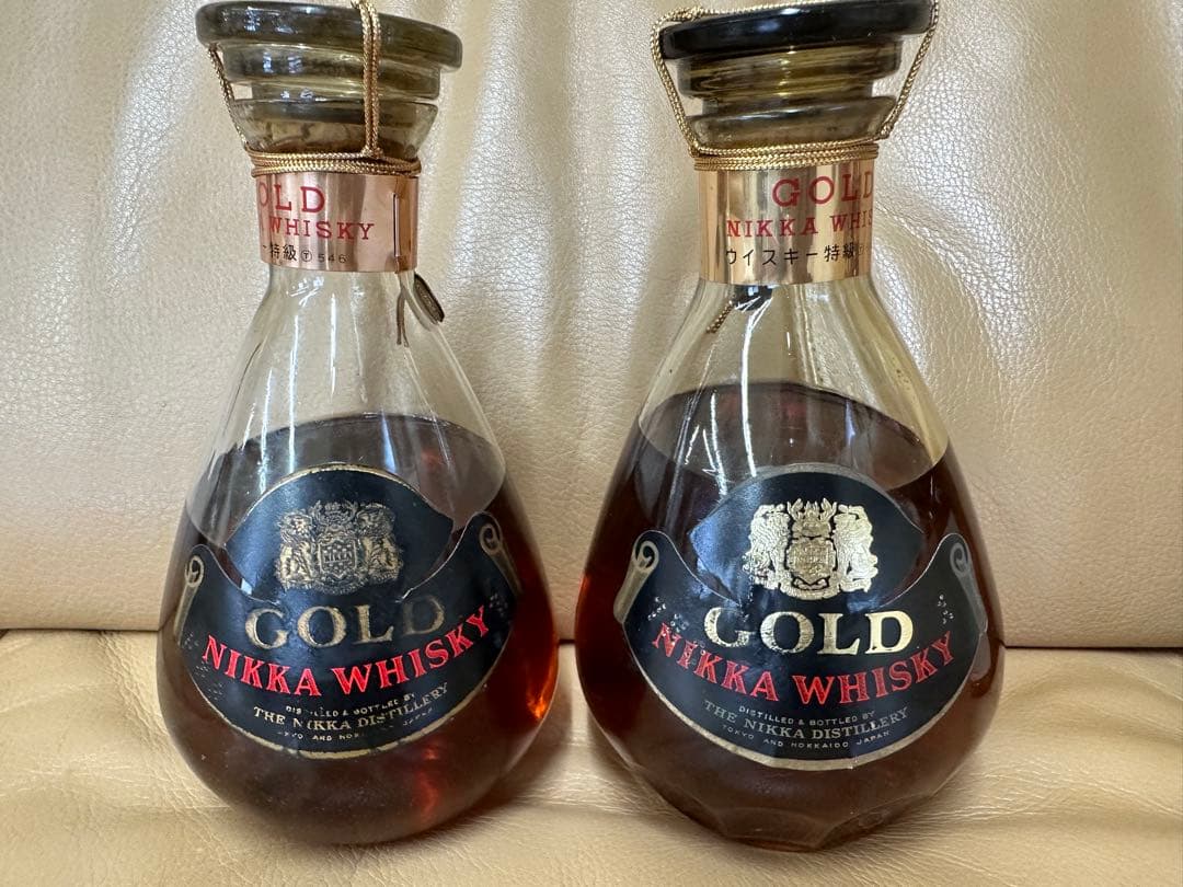 CalvadosとNikka Goldウイスキー3本セット