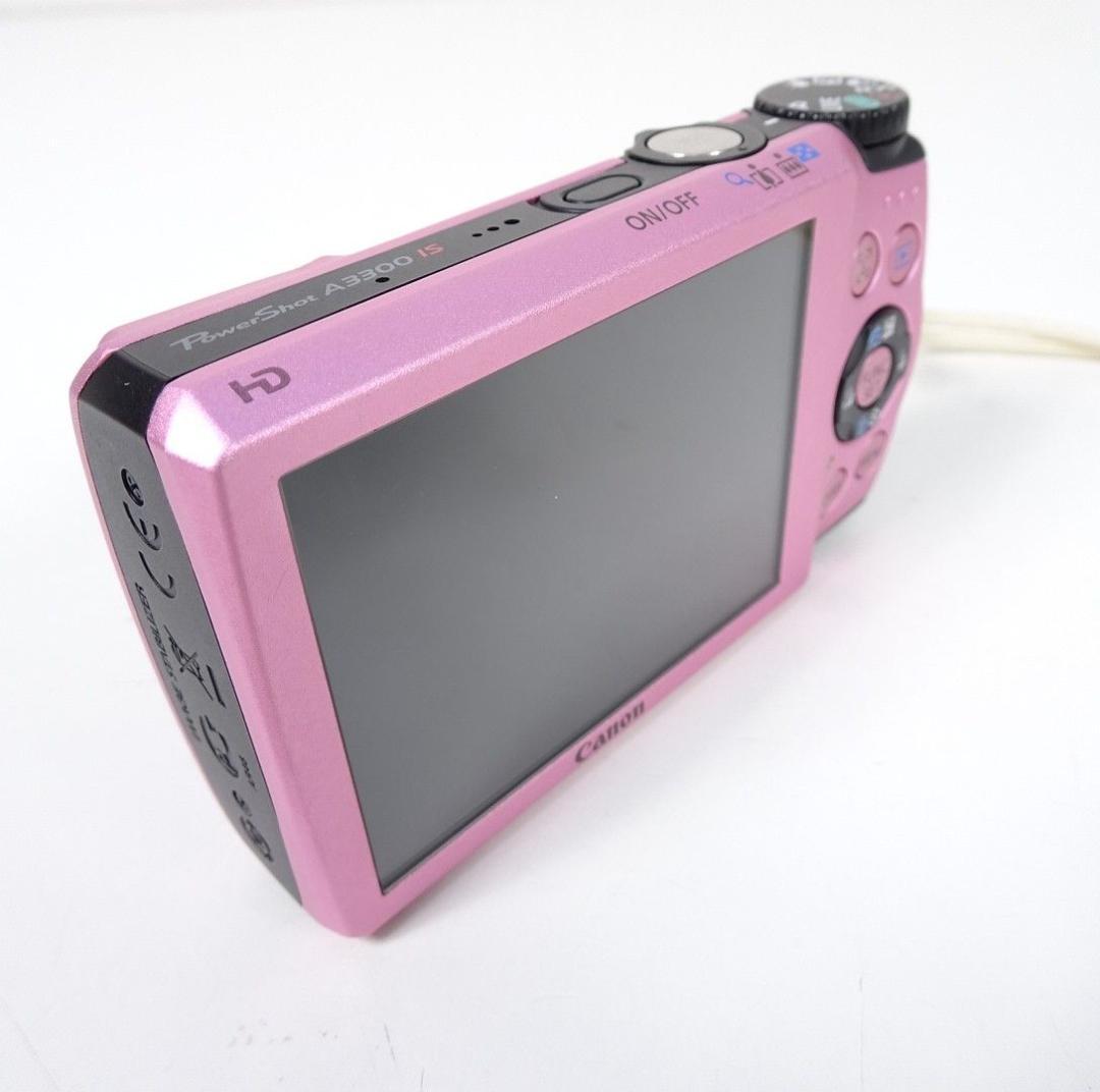 Canon Power Shot A3300IS PINK ピンク 箱 説明書