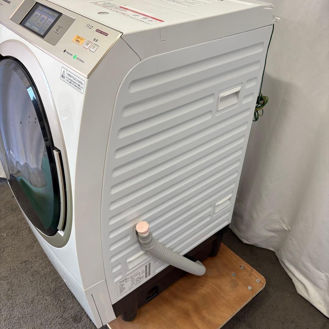 172⭕️ドラム式洗濯機　パナソニック　11キロ　乾燥　右開　設置無料　安い