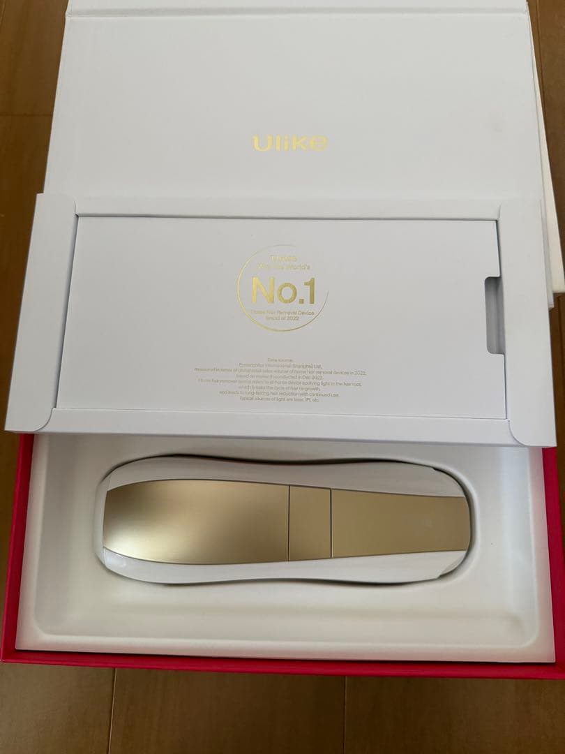 Ulike air10 ホワイトゴールド 家庭用脱毛器　一度使用したのみ