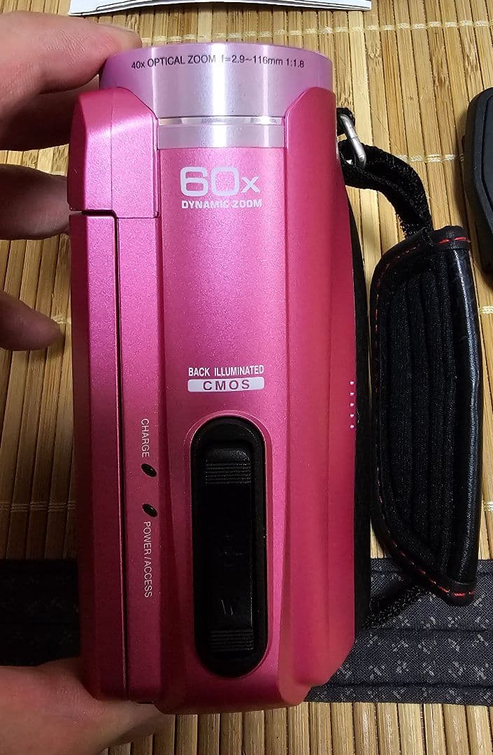 JVC ビデオカメラ GZ-F100-P Everio ピンク