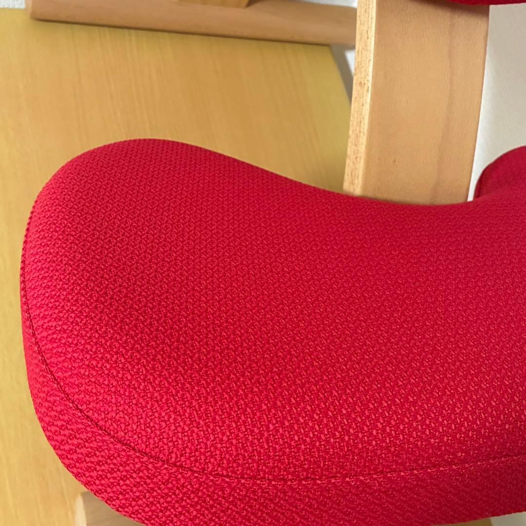 美品 バランスラボ バランスイージー レッド バランスチェア