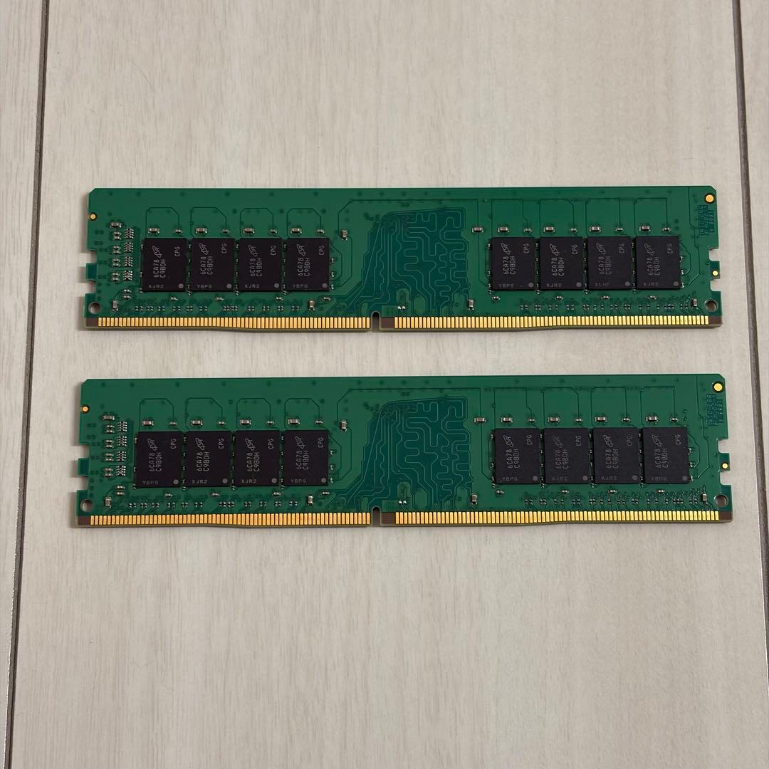 Crucial 16GB (8GB x 2) DDR4 メモリ