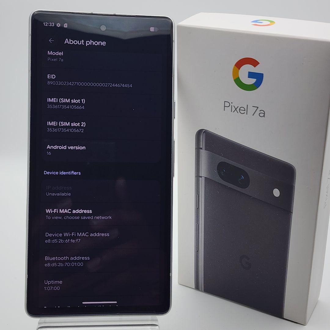 スマートフォン本体 Google Pixel 7a 8GB|128GB