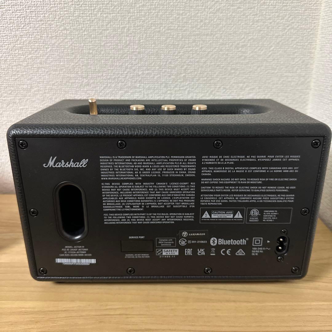 Marshall Acton 3 Bluetooth Brown スピーカー