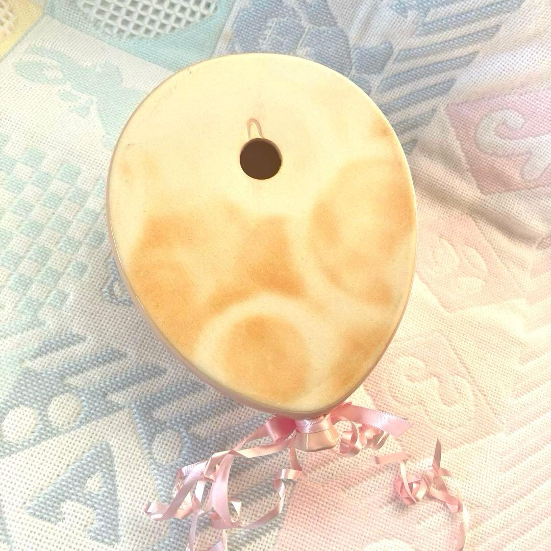 【レア❣️】　ビンテージ　ピンク風船　壁掛けプランター　花瓶　インテリア　ベイビー
