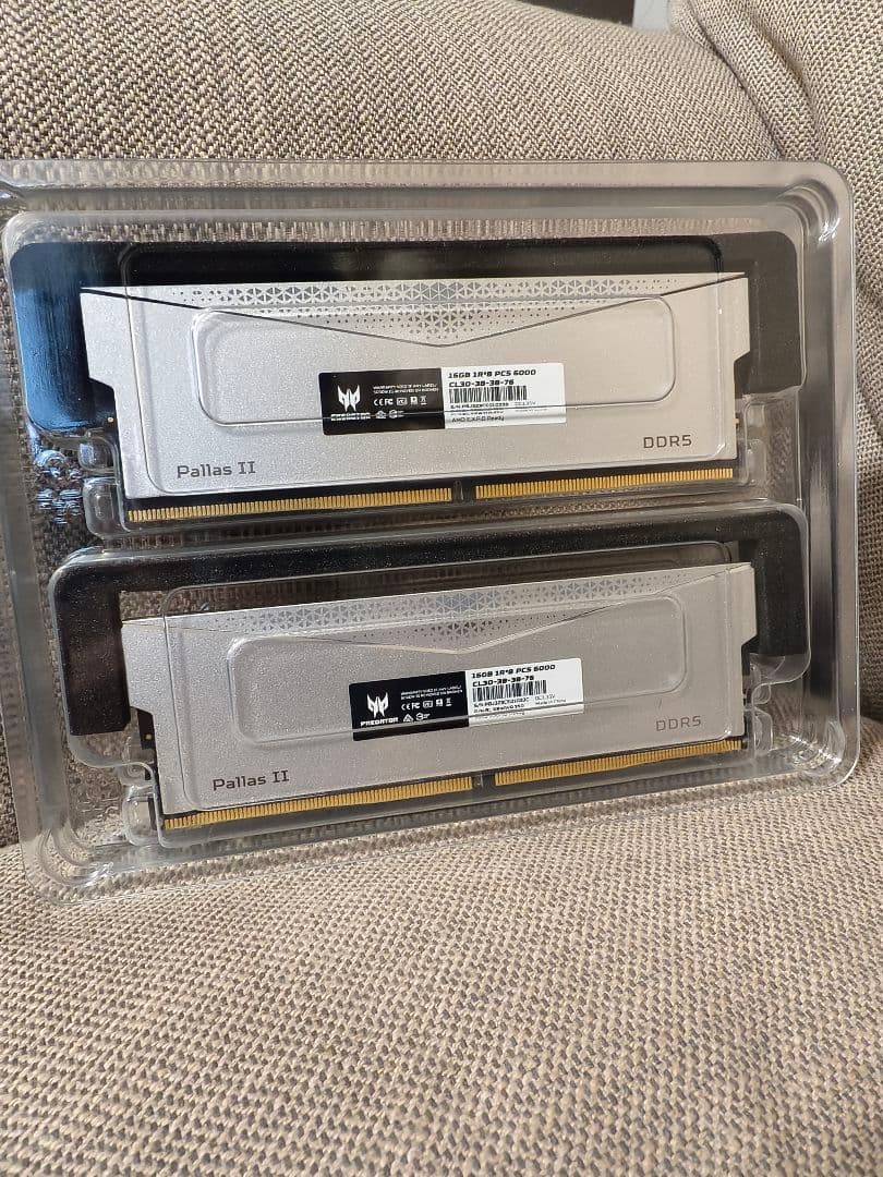 メモリー Acer Predator Pallas II DDR5 6000M 32gb