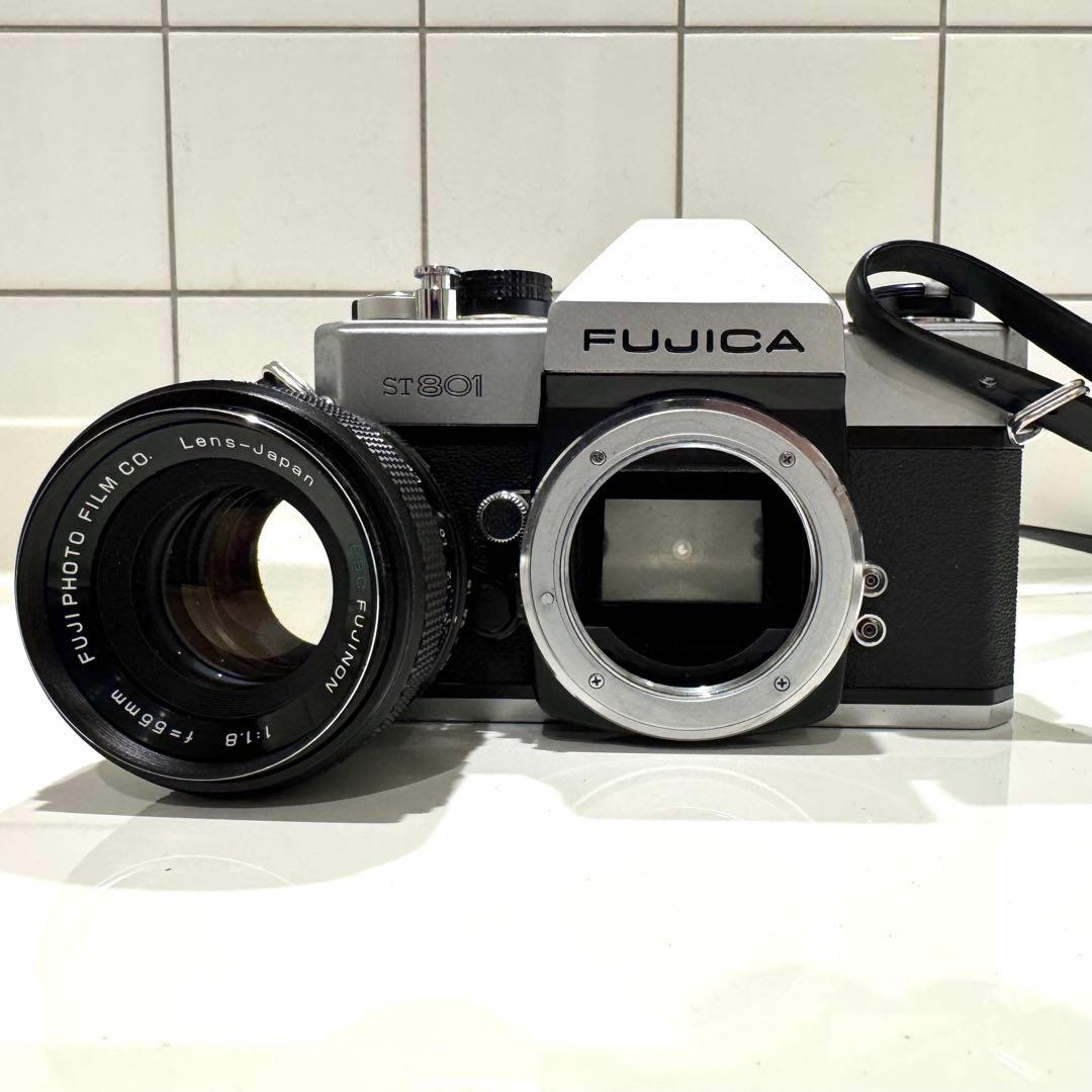【ジャンク品】Fujica ST801 フィルムカメラ＋FUJINONレンズ
