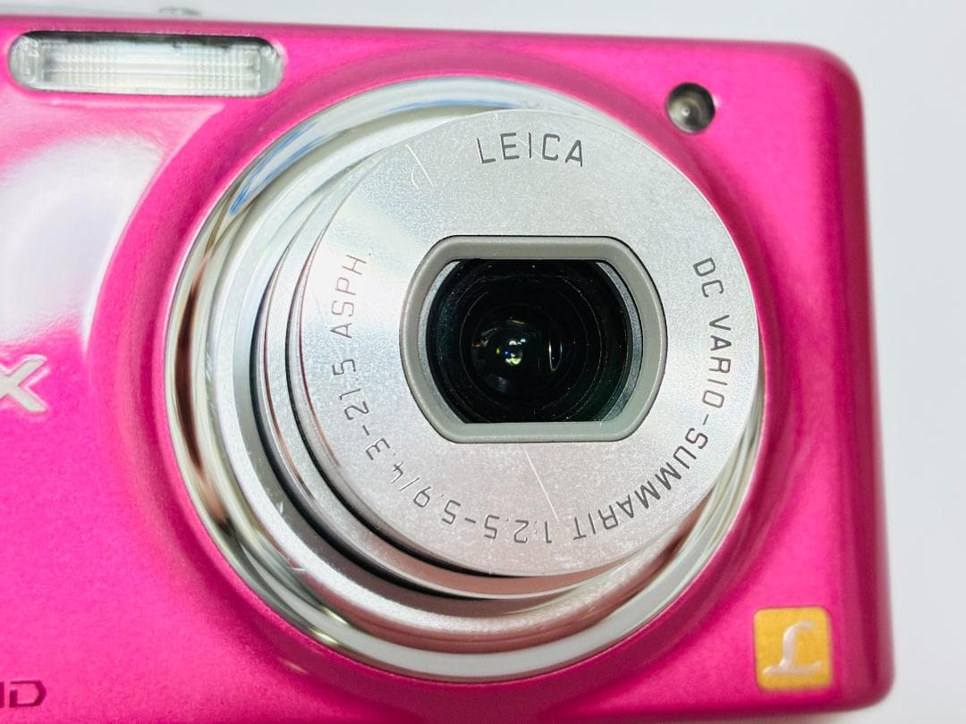 【美品・返品保証】Panasonic LUMIX DMC-FX77 ピンク