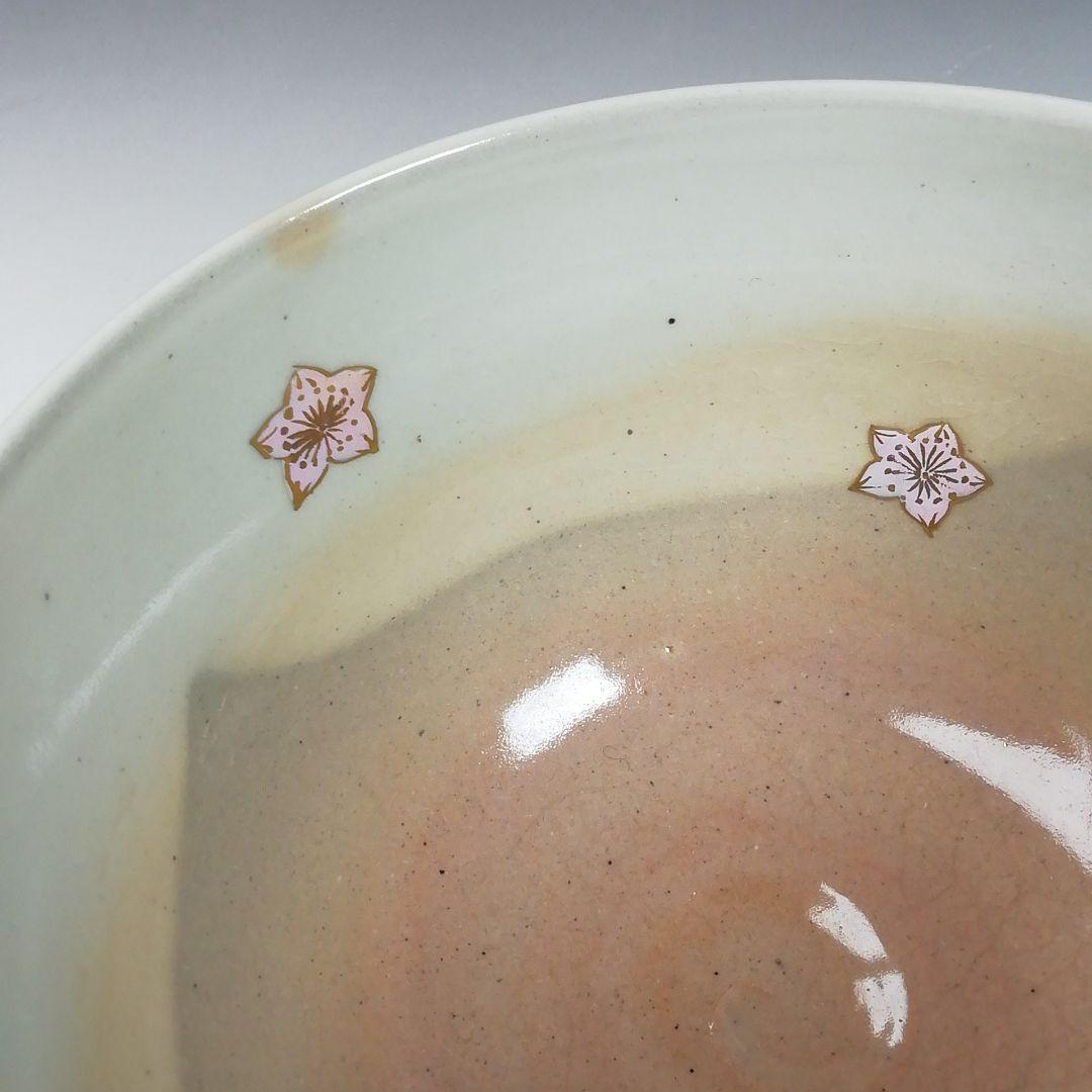 Ｗ２４２　茶碗　『乾山写　五人囃子文』『橋本紫雲 造』　共箱　抹茶碗　茶道具