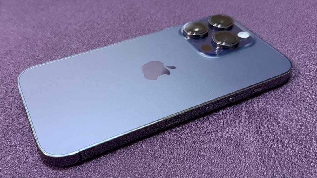 【美品】iPhone 14 Pro 256GB ディープパープル（SIMフリー）