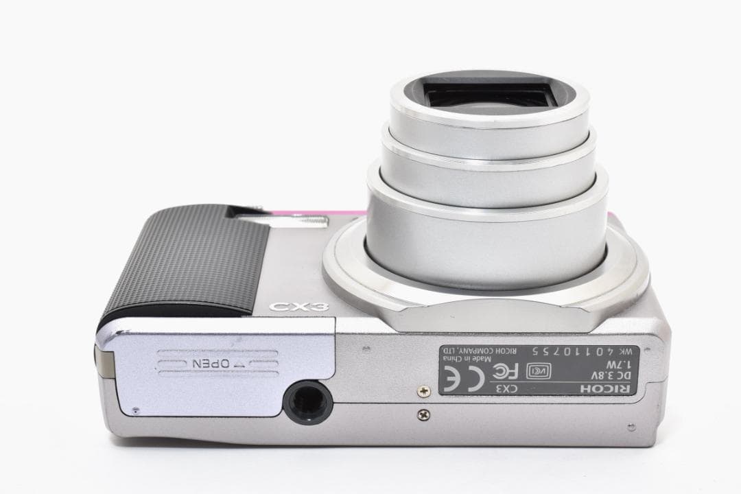 《 美品 》　リコー　RICOH CX3 シルバー/ピンク　＜動作確認済み＞