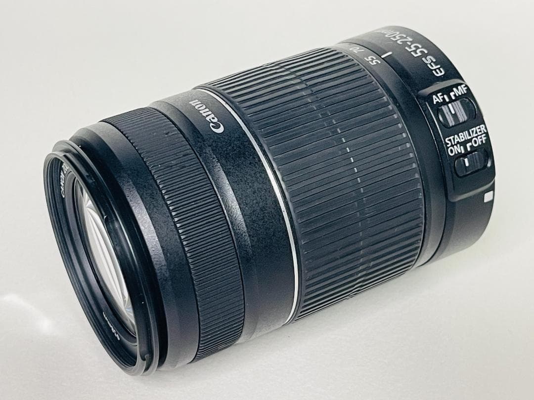 美品☘️キャノン EF-S 55-250mm 4-5.6 IS II 望遠レンズ