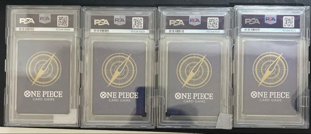PSA10 連番4枚 新たなる皇帝 SP 手配書 ルフィ シャンクス ティーチ