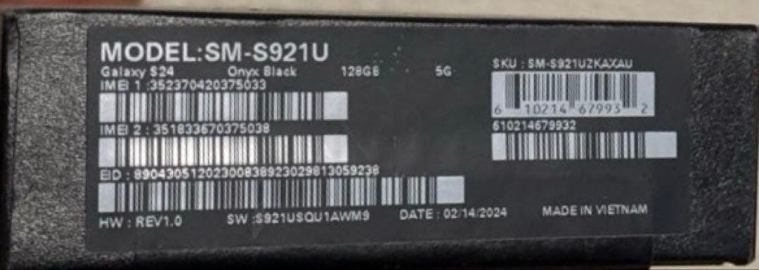 Samsung Galaxy S24 128GB 本体　& ケース