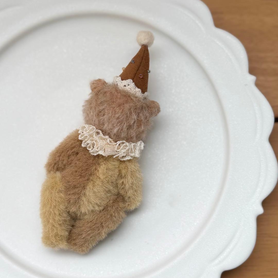 作家さまハンドメイド　サーカス帽のくまさん☆ぬいぐるみ テディベア アンティーク