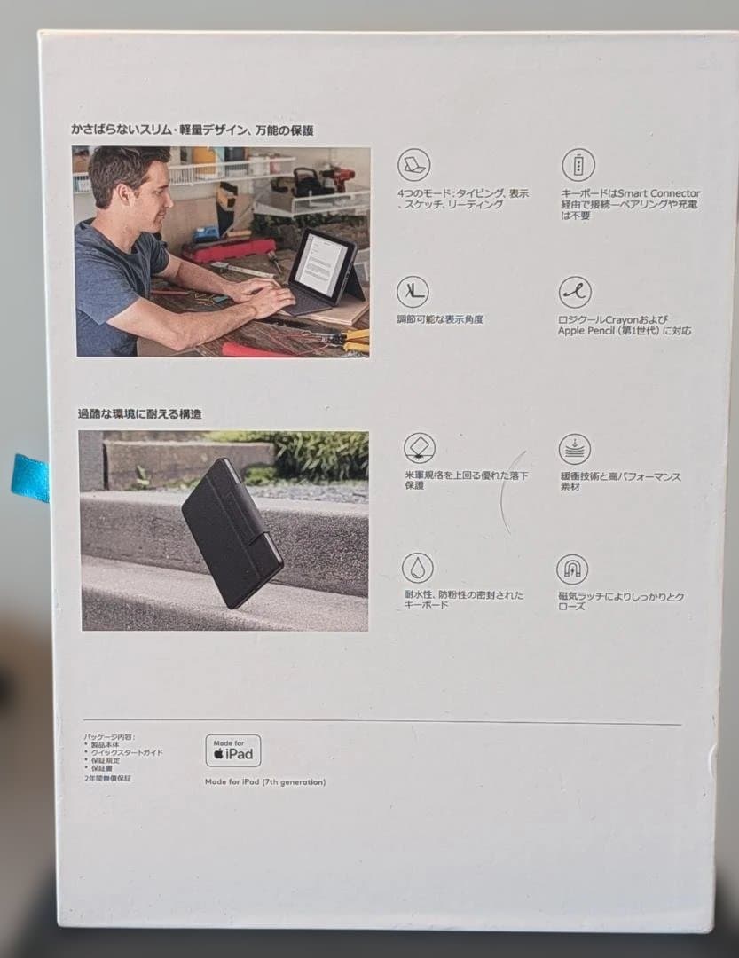 logicool RUGGED FOLIO iPadケース iK1054BKA