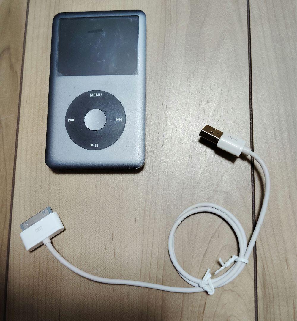 【ジャンク品】iPod Classic 160GB USBケーブル付き