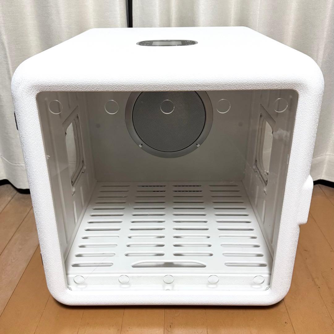 【稼動品】ペットドライルーム ドライヤーハウス 65L ホワイト ボックス型