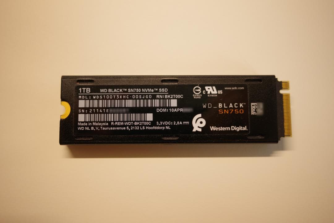 Western Digital 内蔵SSD 1TB WD Black SN750
