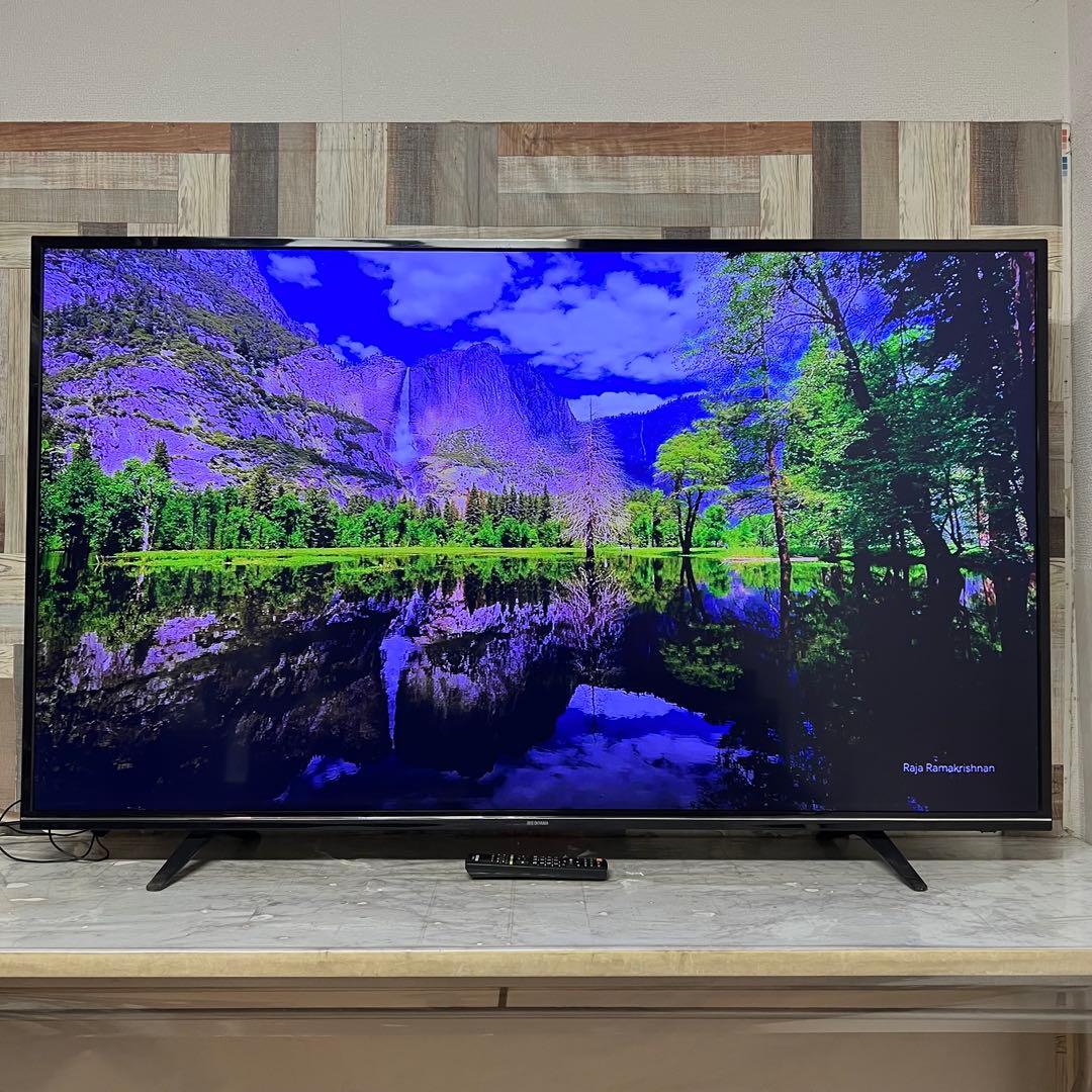 全国送料込❣️アイリスオーヤマ65V4K液晶テレビ東芝製LSI画面カンタン操作