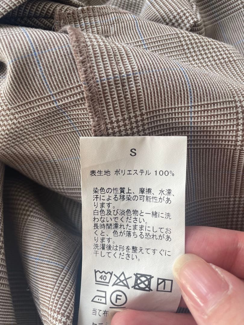 【美品】クラシコ グレンチェックスクラブトップス
