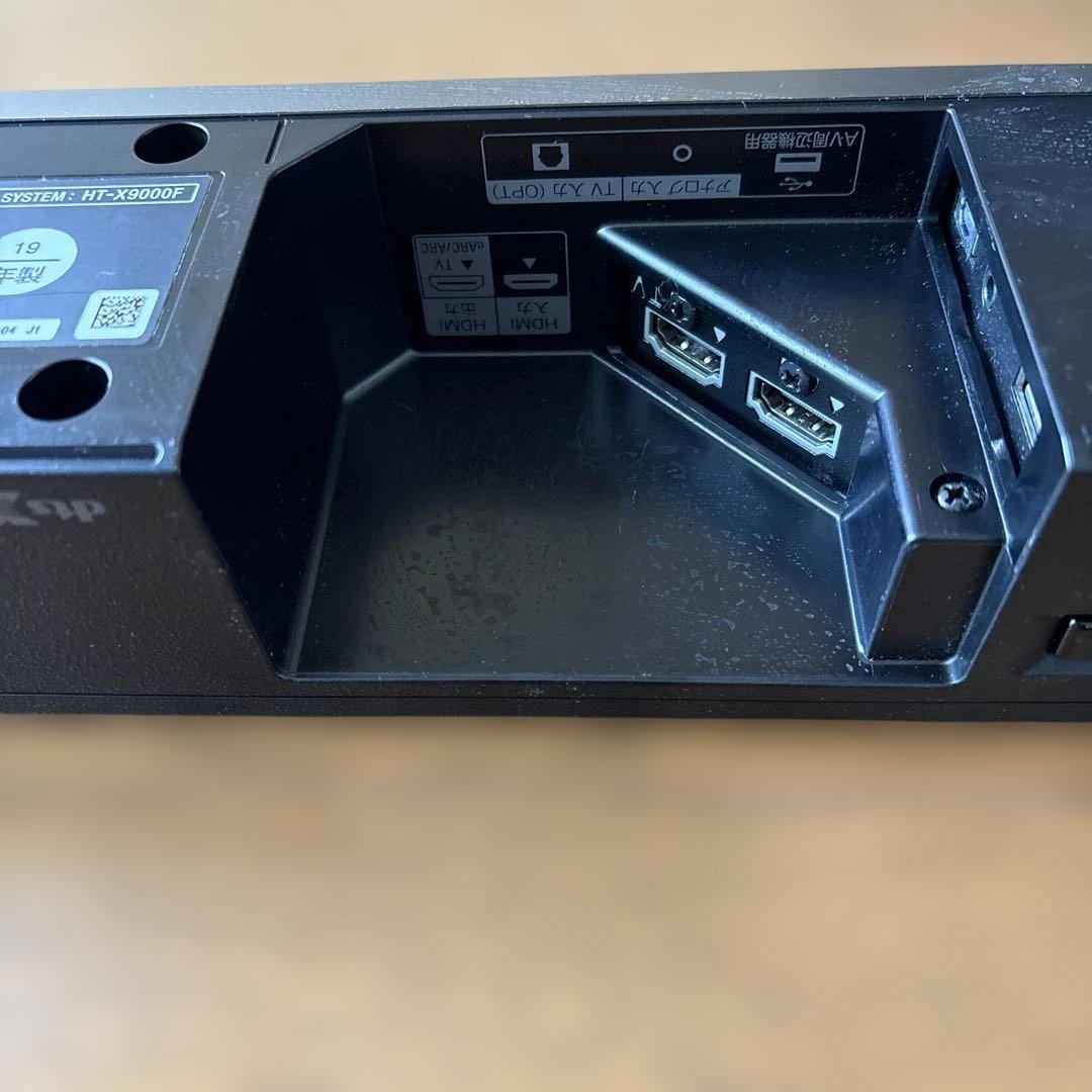 ①SONY HT-X9000F サウンドバー