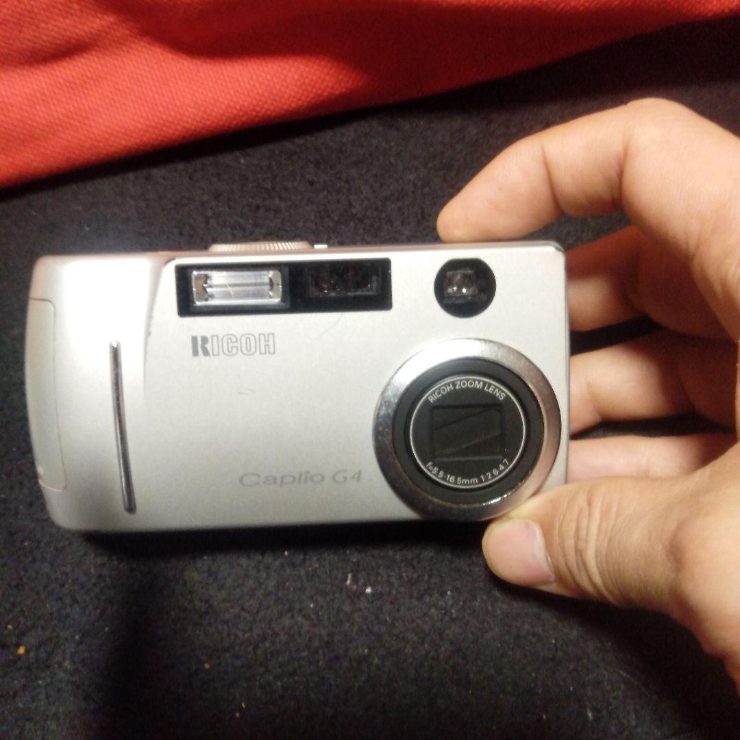 古いデジカメRicoh Caplio G4 コンパクトデジタルカメラ4台ジャンク