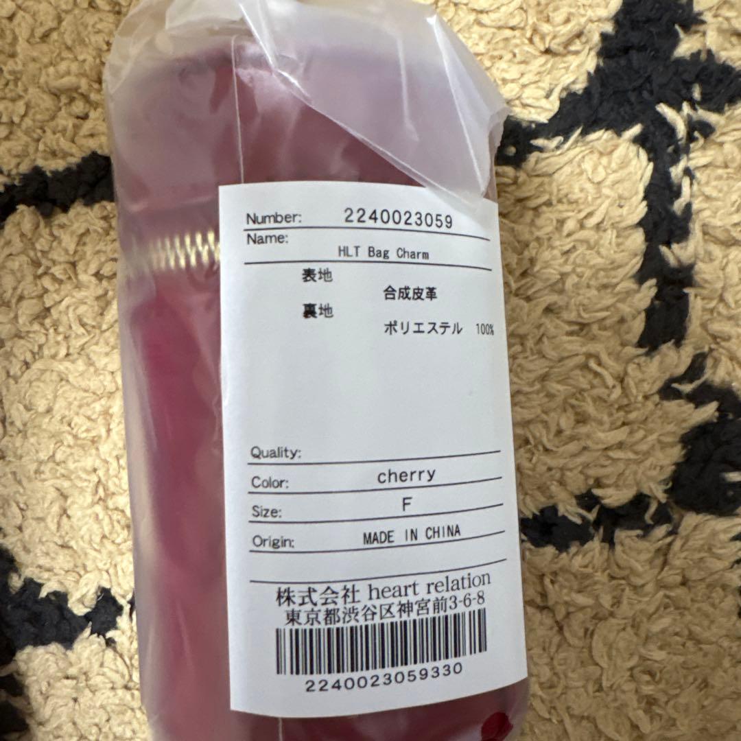 Her lip to Cherry Dress バッグチャーム