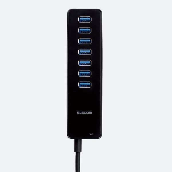 ELECOM　7ポートUSB3.0ハブ(マグネット・セルフパワータイプ)