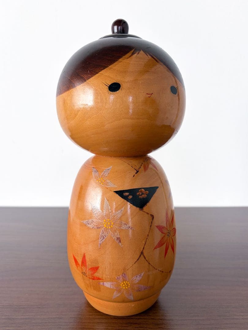 岸 貞男 Sadao 創作 こけし kokeshi 人形 レトロ 可愛い 民藝