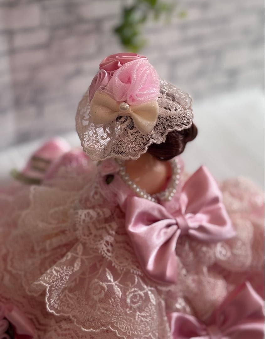 リカちゃん ドレス 薔薇 ヘアアクセ付
