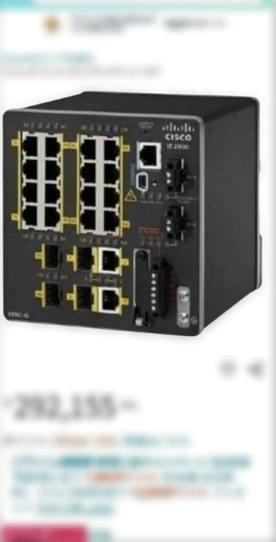 Cisco IE-2000-16TC-G-E 産業用スイッチ