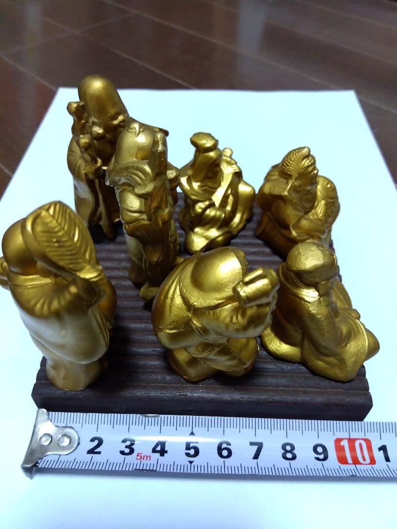 七福神 真鍮 7体＋台座セット