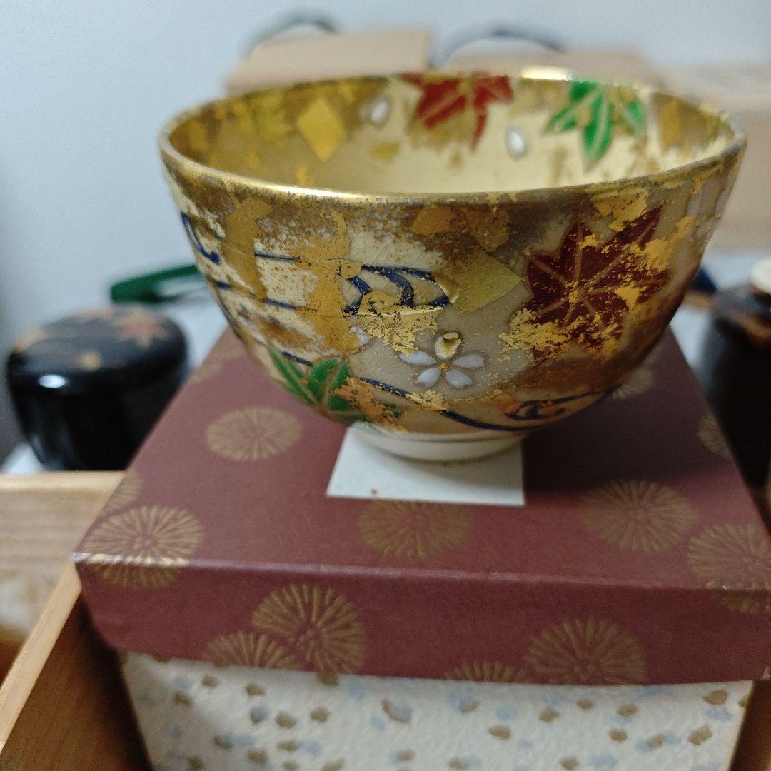 茶道具セット 木製茶箱と茶筅・茶杓