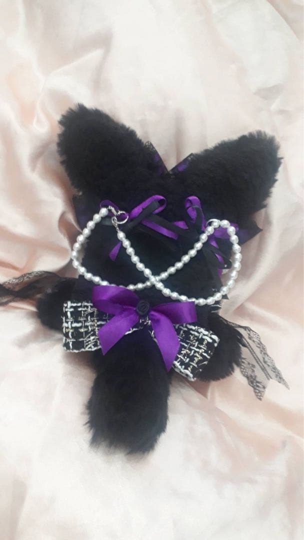 風琴鳥様ぬい服ふわふわ 狐耳 お座り 着ぐるみ 16cm 推しぬい にじぬい