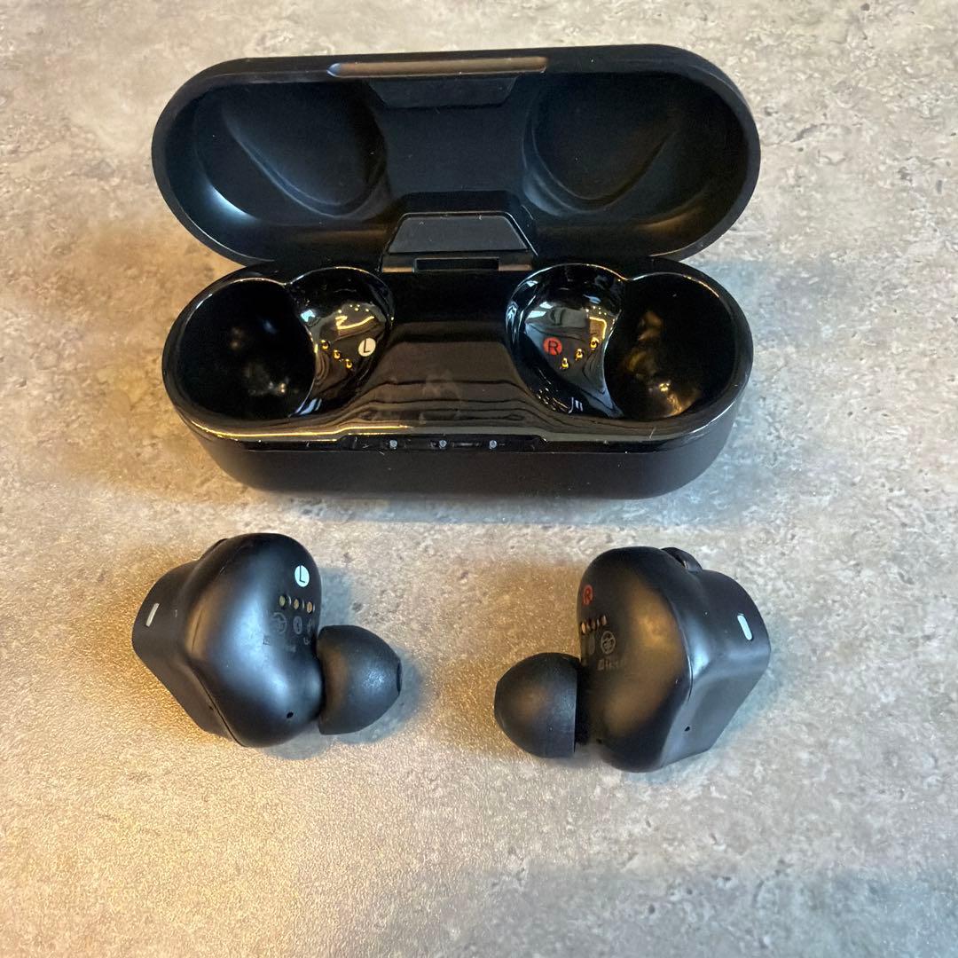 【美品】GLIDIC TW-6100 ブラック 完全 ワイヤレスイヤホン 黒
