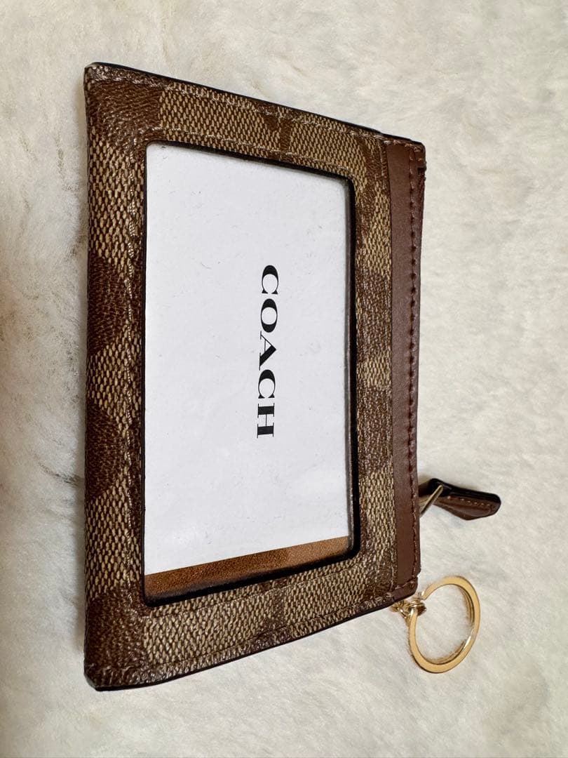 COACH コンパクト財布＆パスケース ブラウン