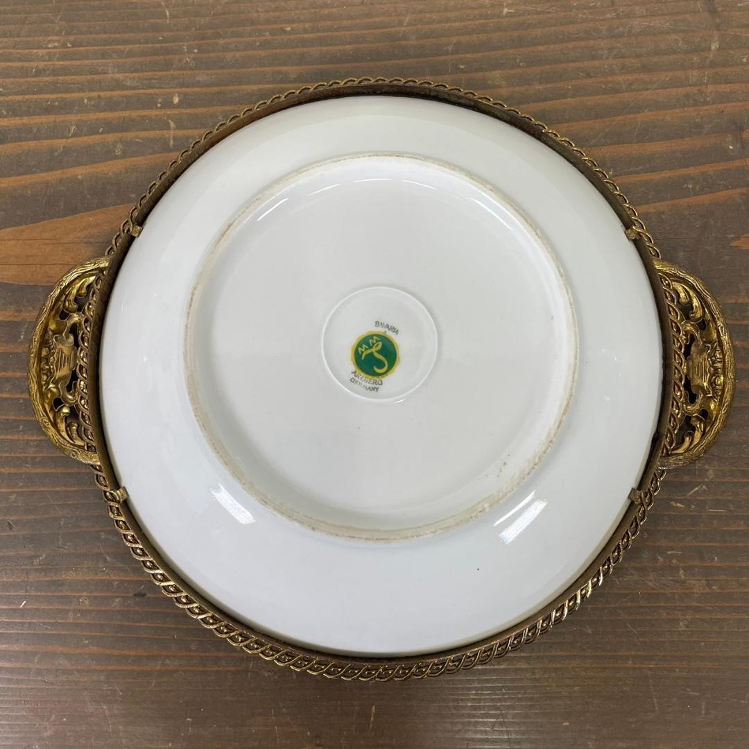 ヴィンテージ Schumann Arzberg ドイツ製 絵皿 金彩 ビンテージ