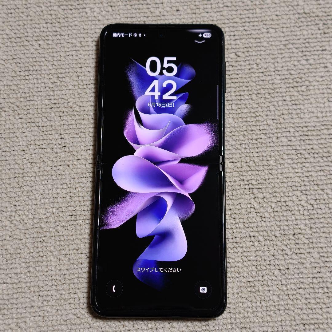 docomo Galaxy Z Flip 3 ブラック sc-54b