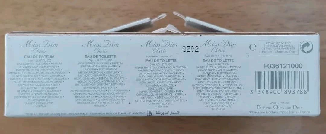 Dior　香水5ml×4本セット