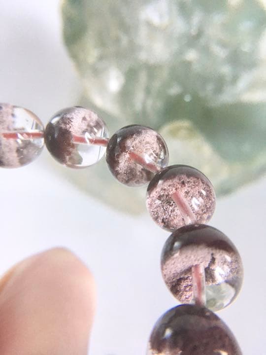 【神水浄化済み！】　ガーデン水晶　φ約11.5㎜前後　SAランク　ブレスレット