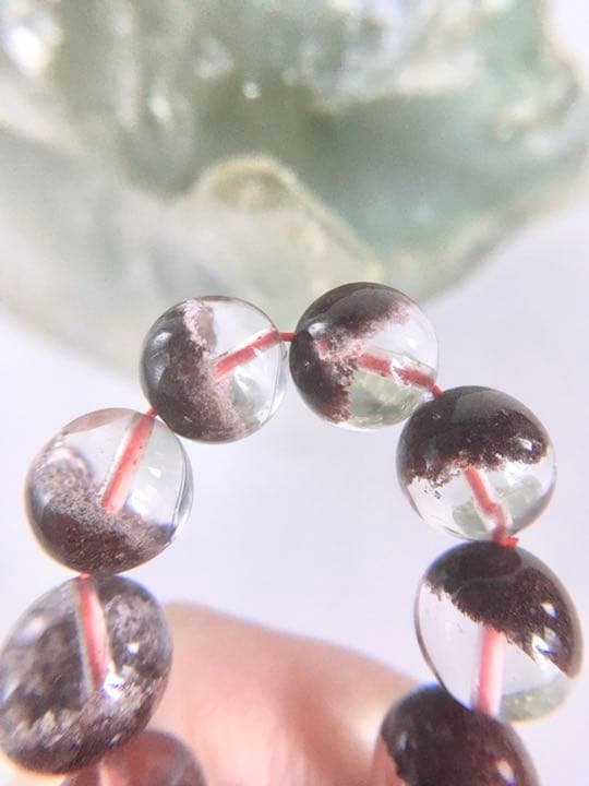 【神水浄化済み！】　ガーデン水晶　φ約11.5㎜前後　SAランク　ブレスレット